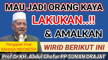 🔴LIVE KH. ABDUL GHOFUR‼️AMALAN JIKA PENGEN KAYA RAYA REZEKI MELIMPAH DAN MENGALIR DERAS