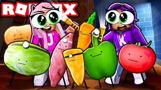 Its Secret Staycation but Dark (all foods found) | Roblox @JanetandKate