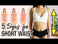 5 Signs You Are Short Waisted And How To Dress YOUR Shape 