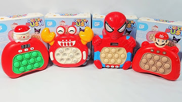 ASMR Playing Pop it Electronic Fast Push Game Fidget Toy | Stage Mode | Level Mode