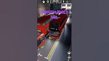 Simulation Mode is Actually Peak. (450) #croydon #Roblox #bus