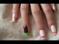 2NE1 Minzy S White Striped Nails Inspired Tutorial 2NE1 Minzy S White Striped Nails Inspired Tutorial
