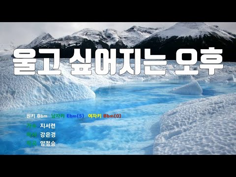 [은성 반주기] 울고싶어지는오후 - 지서련