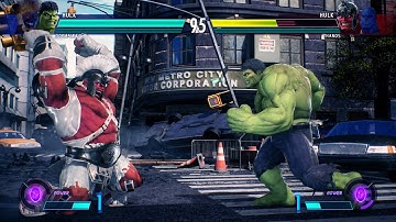 Dormammu & Hulk vs Gladiator Hulk & Thanos (Very Hard) - Marvel vs Capcom | 4K UHD Gameplay