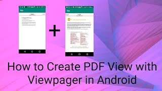 How to Create PDF View with Viewpager in Android