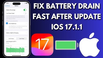 How To Fix Battery Drain Fast After Update IOs 17.1.1