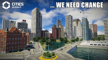 BIG changes: Combined Highway-Rail Tunnel, Infrastructure and Housing | Cities Skylines 2