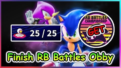 [Event🏆] Roblox Sonic Speed Simulator Script - Finish RB Battles Obby (Get Badge)