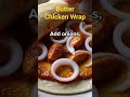 Butter Chicken Wrap #breakfast #food #shorts