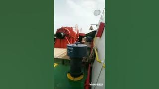 PSV VESSEL RAWABI 23 Before on hire at anchor..