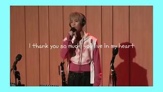 TAEIL (태일) NCT - BECAUSE OF YOU lyrics video by peachyhyukie