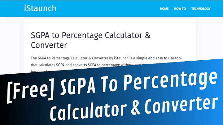 SGPA To Percentage Calculator & Converter | How to Convert SGPA to Percentage