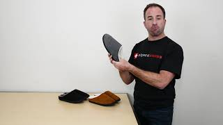 Alpine Swiss Renald Mens Memory Foam Clog Slippers