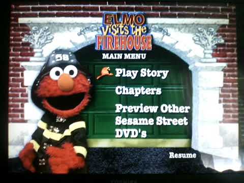 elmo visits the firehouse dvd menu