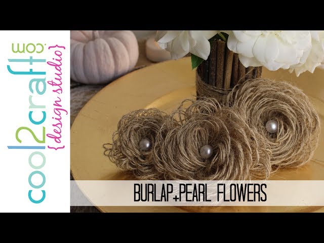 DIY Burlap Flowers - EngagedNowWhat.com  Burlap flowers, Diy burlap,  Burlap crafts