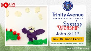 Sunday, May 26, 2024,  TAPC Worship: Rev. Dr. Katie Crowe preaching on John 3:117.