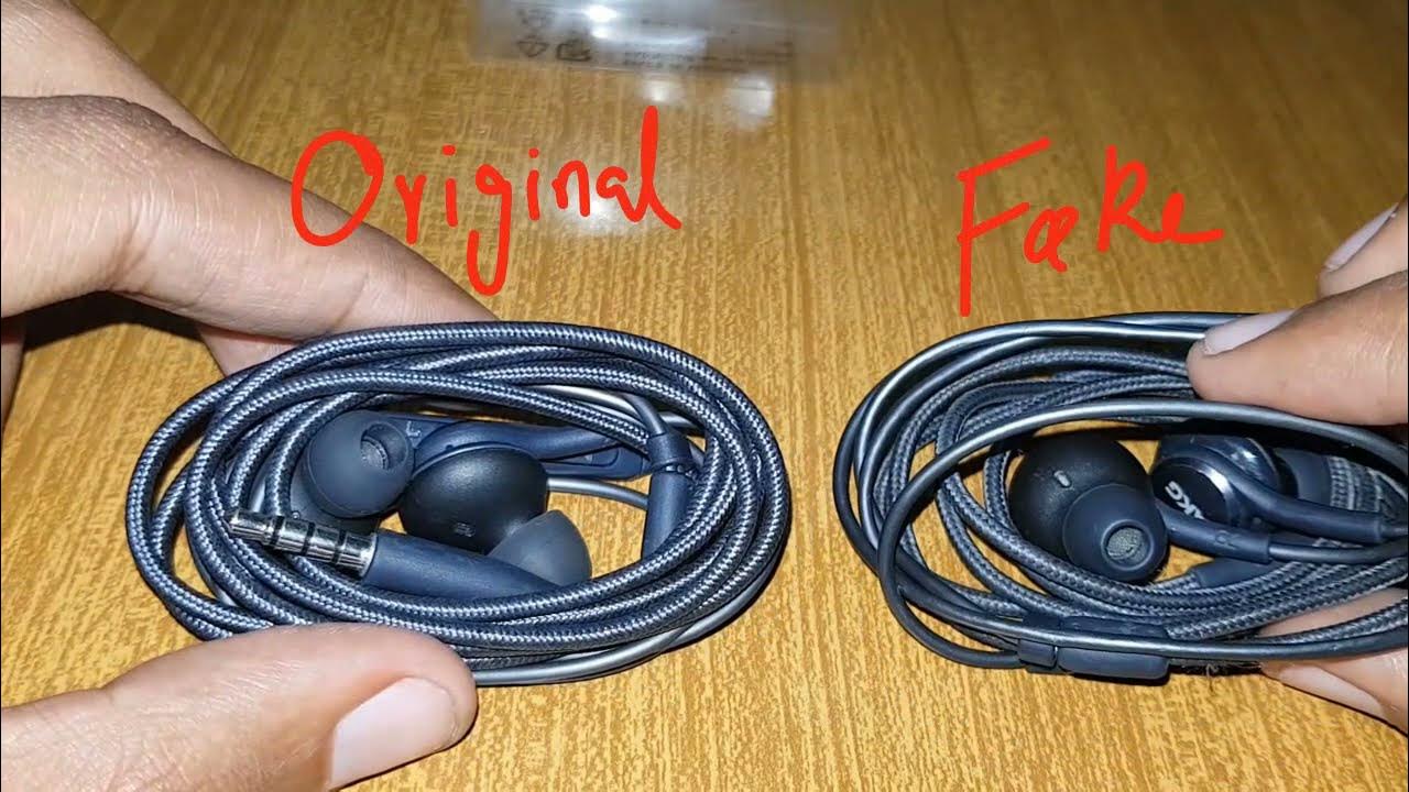 Как разобрать наушники akg How to Tell the Genuine Samsung AKG Handsfree from the Fake Ones - YouTube