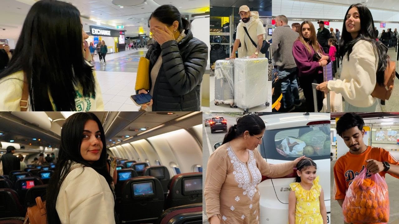PR TON BAAD PEHLI VAAR CHALE INDIA | AUSTRALIA TO INDIA VISITING FAMILY | SHEIN HAUL | INDER & KIRAT