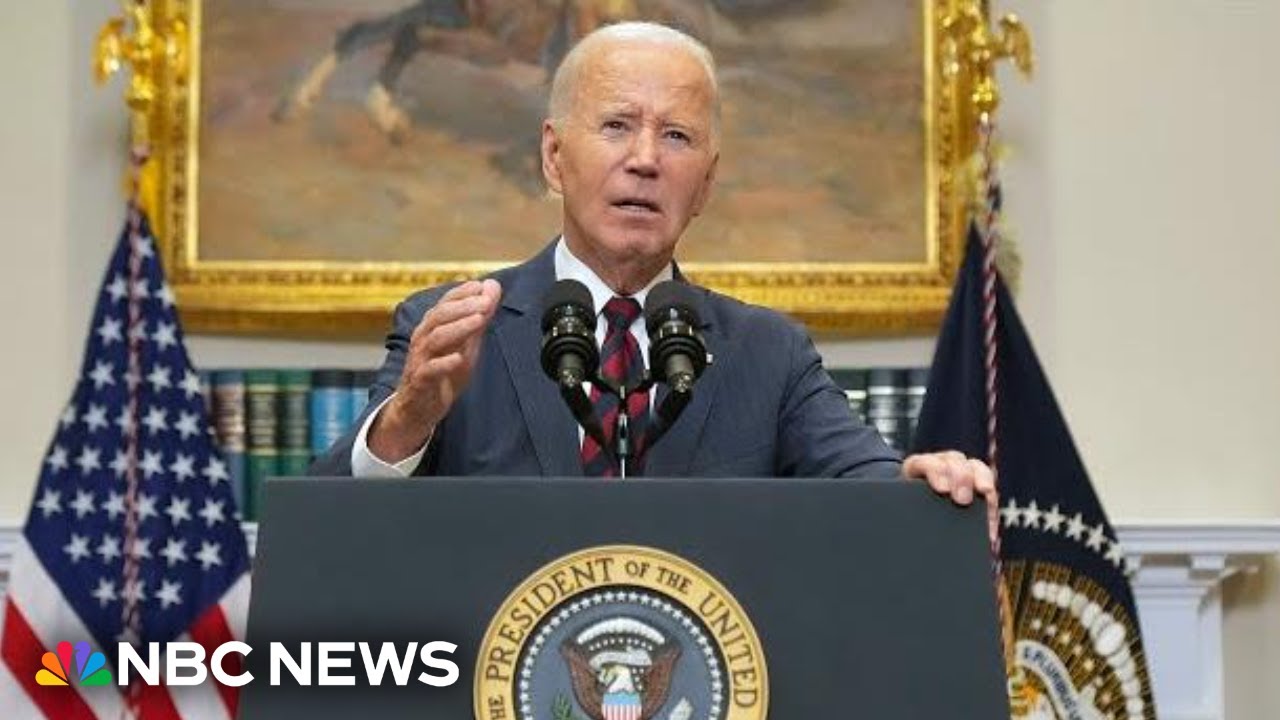 WATCH: Biden delivers remarks on the impacts of Hurricane Milton | NBC News