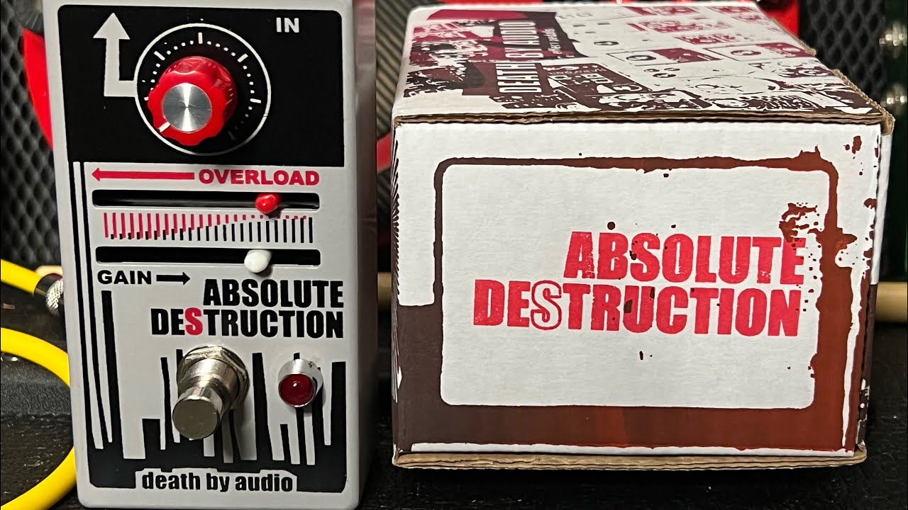 Death By Audio's Absolute Destruction Fuzz pedal Demo/Review-ish