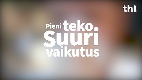Yski oikein ja laita stoppi tartunnoille