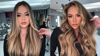 Hair Balayage and Blonde Transformation Tutorial Videos | Beautiful Hair Transformation 2023