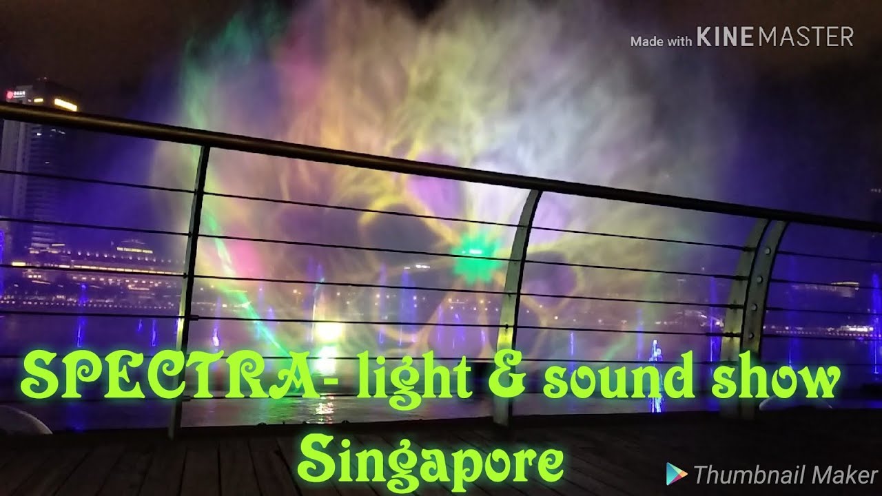 Spectra Light and Sound show, Marina bay sands, Singapore, YouTube