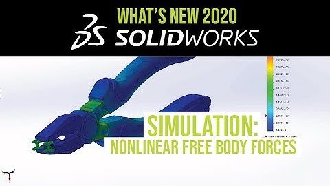 SOLIDWORKS 2020 Simulation Tutorial - Free Body Forces