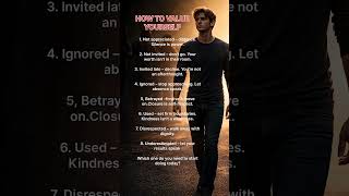 Why Your Self Worth Shouldn't Depend on Others #selfvalue  #lifelessons