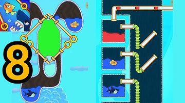 Save The Fish Gameplay Part 8 Level 93 - 108 - Android,ios Gameplay - L Game Channel - SAVE THE FISH