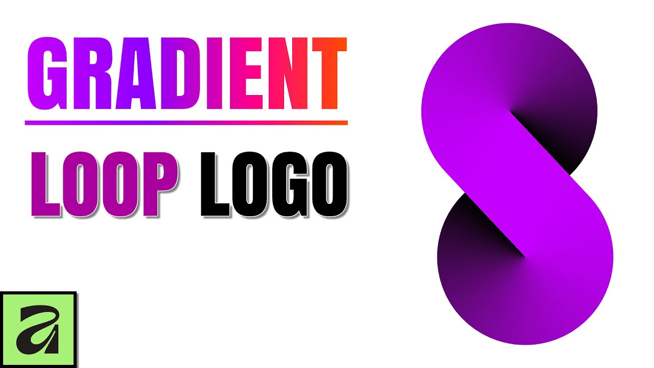How to Create a Gradient Loop Logo Design in Affinity - YouTube