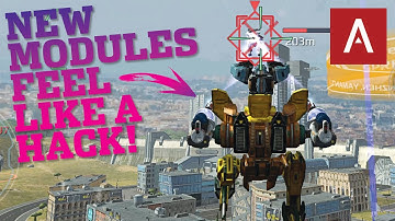 War Robots Test Server - NEW Jump and Dash Modules Feels Like A Hack! WR Gameplay