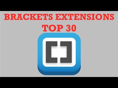 Brackets Extensions  - TOP 30 Extensions