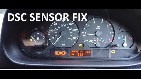 BMW DSC light fix,try this before buying new pressure sensor