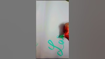 Laiba name cursive writing comment your name #shortvideo#shorts #ytshorts #subscribe #cursivewriting