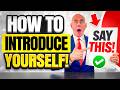 Job Interview Introduction Quiz