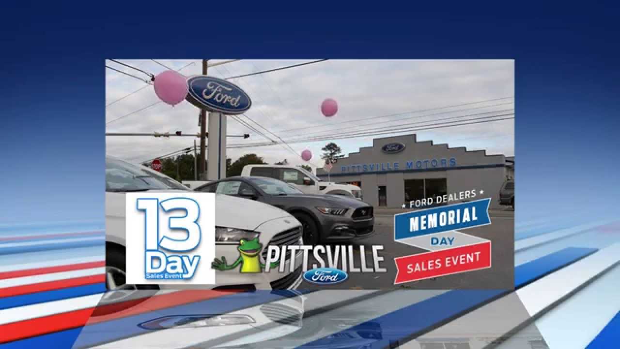 Salisbury, Pocomoke and Ocean City Ford Memorial Day Sales Event