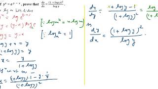 Q 25 to 26 of Logarithmic Differentiation class 12th