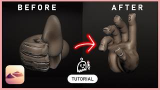 How to Sculpt & Pose Hands | Nomad Sculpt & Blender