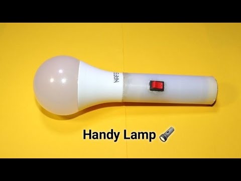 How to make a rechargeable lamp at home