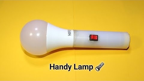 How to make a handy lamp using an old LED bulb