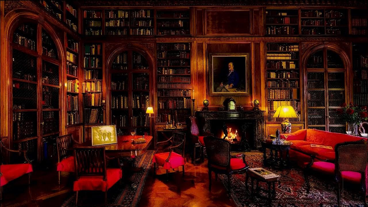 Library Sounds, Study Ambience, Focus Sound for Work, Crackling