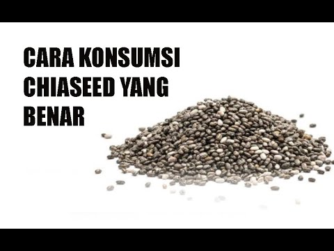 Cara membuat Minuman Chia seed