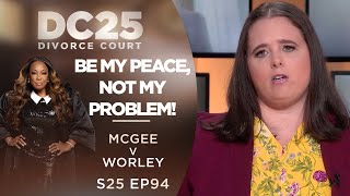 Be My Peace, Not My Problem: Kim McGee v Michael Worley