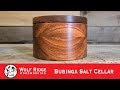 Woodturning: Bubinga Salt Cellar