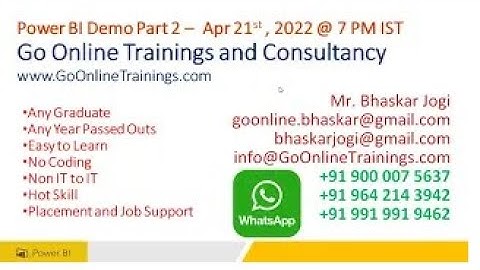 02 Power BI Demo Part2 -  Apr 21, 2022