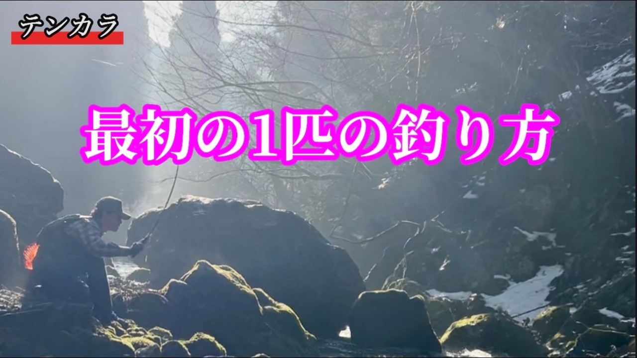 テンカラで最初の1匹を釣る方法｜初心者向け完全ガイド