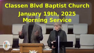 2025-01-19 Morning Service