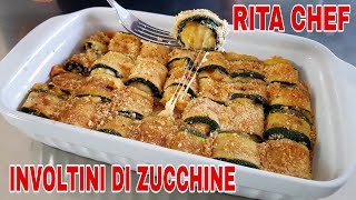 ZUCCHINI ROLLS🥒RITA CHEF | Meatless, tasty and delicious.
