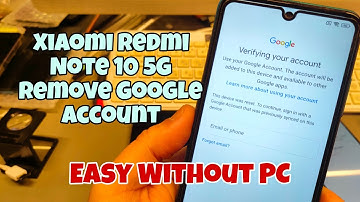 Xiaomi Redmi Note 10 5G (M2103K19G). Remove Google Account, Bypass FRP. Easy without PC.